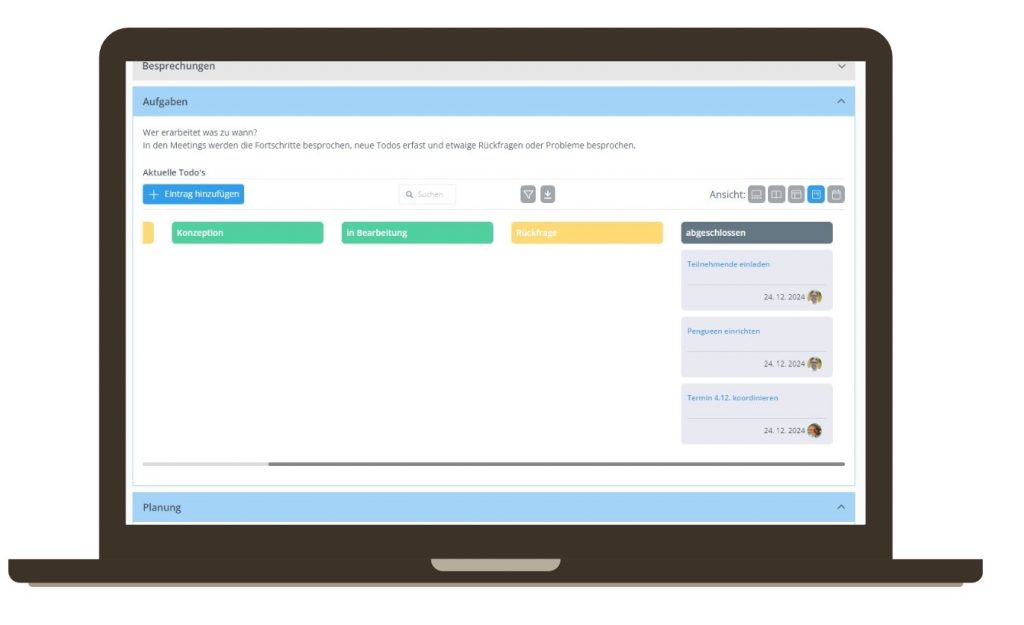 Digitalisierungs Projekt Stadt Potsdam steuern mit Pengueen